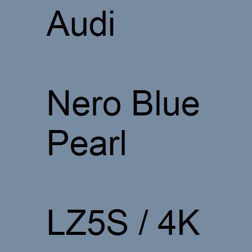 Audi, Nero Blue Pearl, LZ5S / 4K.